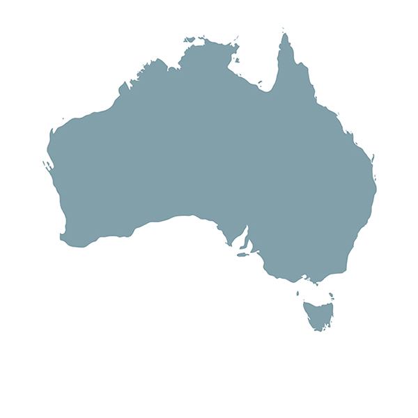 Länderumriss australien